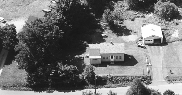 Vintage Aerial photo from 1969 in York County, ME