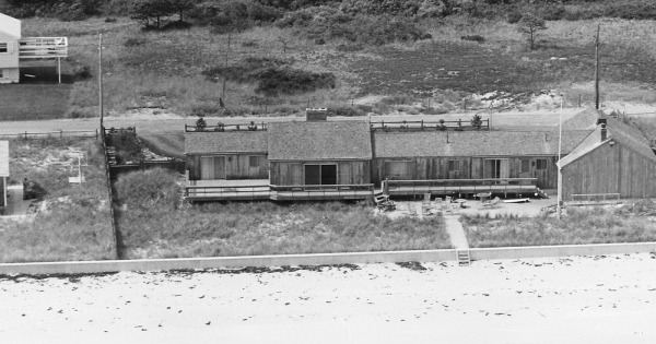 Vintage Aerial photo from 1969 in York County, ME