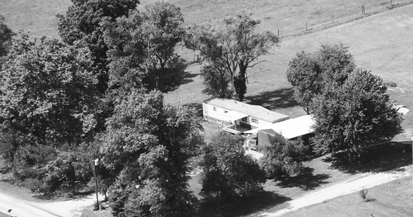 Vintage Aerial photo from 1986 in Scott County, IN