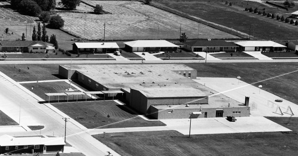 Vintage Aerial photo from 1972 in Calhoun County, IA