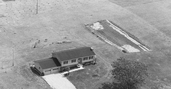 Vintage Aerial photo from 1980 in Jessamine County, KY