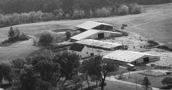 Vintage Aerial photo from 1986 in Boone County, MO