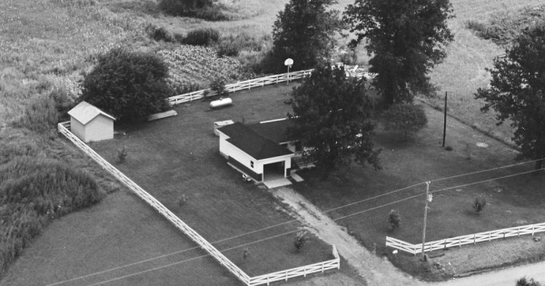 Vintage Aerial photo from 1981 in Benton County, MO