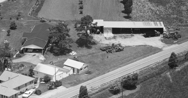 Vintage Aerial photo from -1986 in Catawba County, NC
