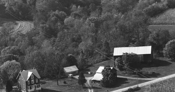 Vintage Aerial photo from 1987 in York County, PA