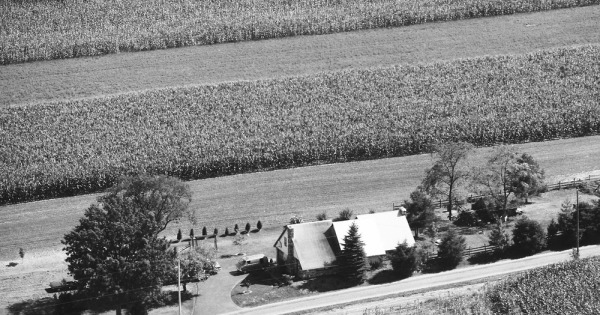 Vintage Aerial photo from 1989 in Lancaster County, PA