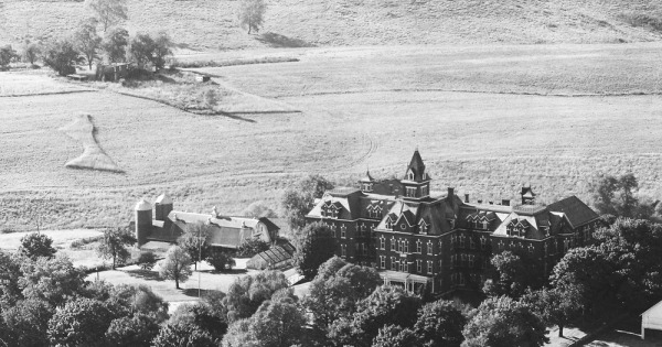 Vintage Aerial photo from 1971 in Fayette County, PA