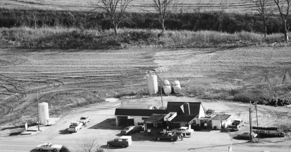 Vintage Aerial photo from 1984 in Pemiscot County, MO