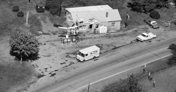 Vintage Aerial photo from 1988 in Forsyth County, NC