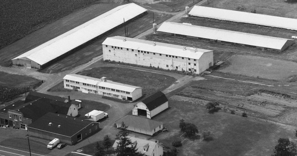 Vintage Aerial photo from 1985 in Montgomery County, PA