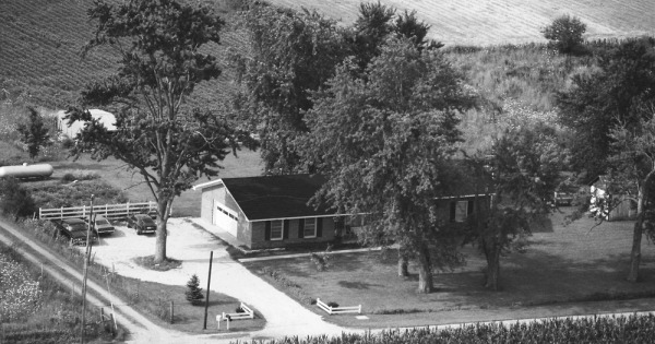 Vintage Aerial photo from 1979 in Shelby County, IN