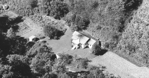Vintage Aerial photo from 1985 in Knott County, KY