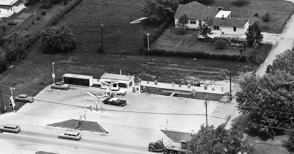 Vintage Aerial photo from 1965 in Lake County, IL