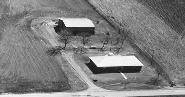 Vintage Aerial photo from 1986 in Runnels County, TX