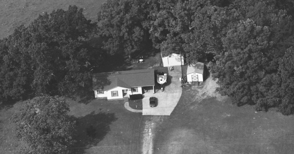 Vintage Aerial photo from 2002 in Chester County, SC