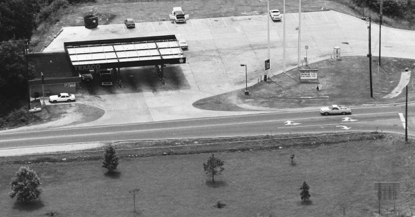 Vintage Aerial photo from 1984 in Warren County, MS
