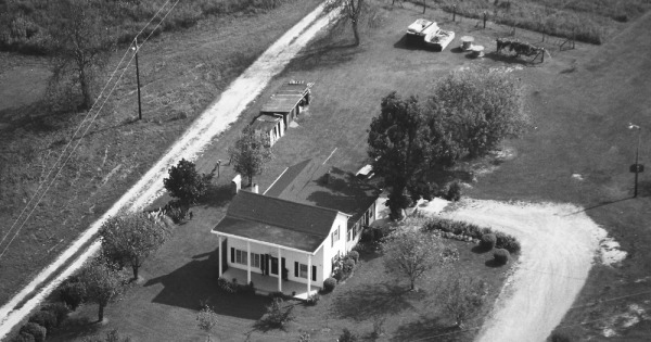 Vintage Aerial photo from 1991 in Catawba County, NC