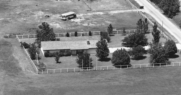 Vintage Aerial photo from 1987 in Garvin County, OK