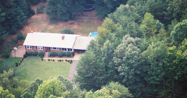 Vintage Aerial photo from 2001 in Orange County, VA