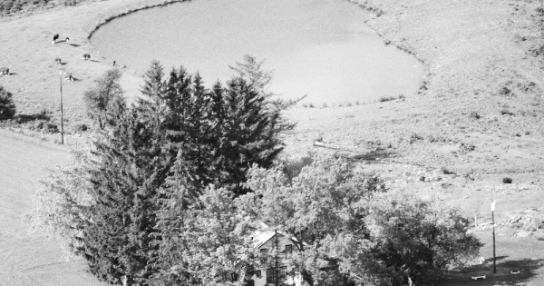 Vintage Aerial photo from 1984 in Sullivan County, PA