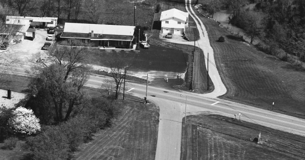 Vintage Aerial photo from 1983 in Hocking County, OH