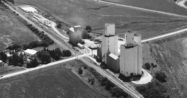 Vintage Aerial photo from 1993 in Carroll County, IA