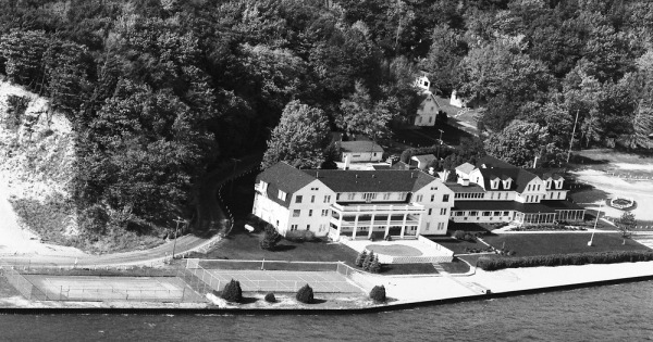 Vintage Aerial photo from 1983 in Manistee County, MI