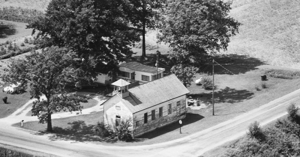 Vintage Aerial photo from 1980 in Bay County, MI