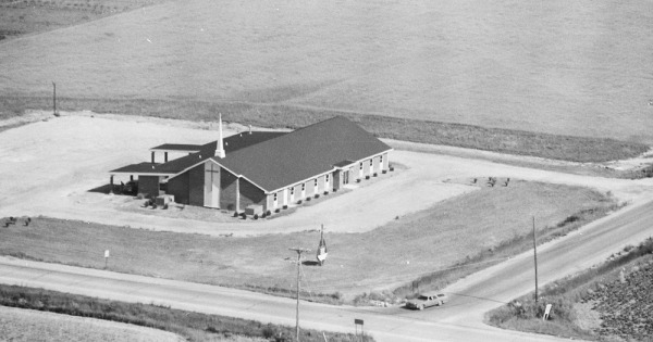 Vintage Aerial photo from 1980 in Bay County, MI