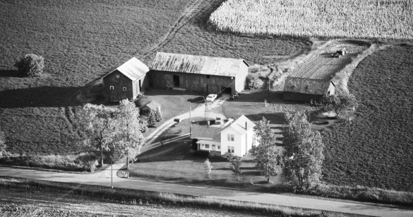 Vintage Aerial photo from 1984 in Ingham County, MI