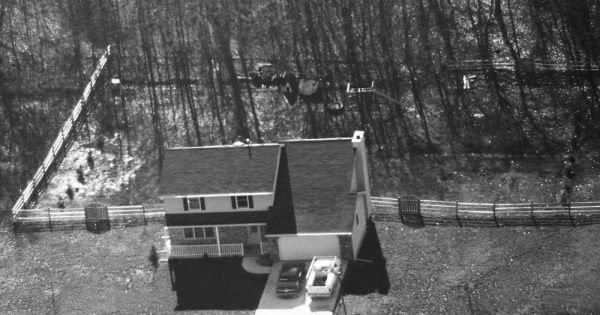 Vintage Aerial photo from 1988 in McLean County, IL