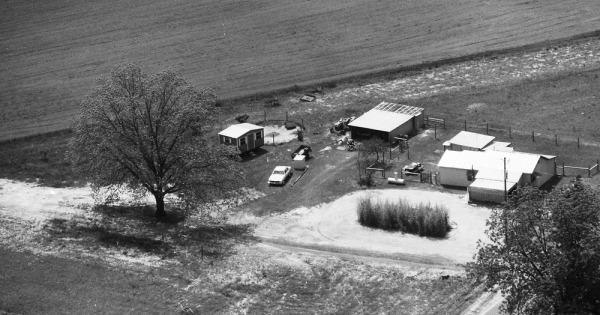 Vintage Aerial photo from 1990 in Crawford County, GA