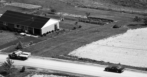 Vintage Aerial photo from 1974 in York County, PA
