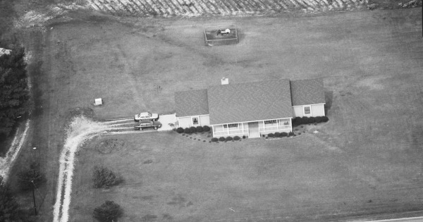 Vintage Aerial photo from 1989 in Wake County, NC