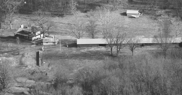 Vintage Aerial photo from 1988 in Benton County, AR