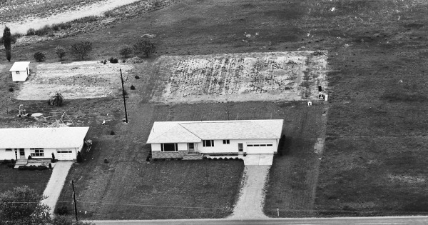 Vintage Aerial photo from 1964 in Tuscarawas County, OH