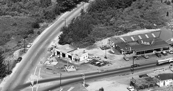 Vintage Aerial photo from 1965 in Rockingham County, NH