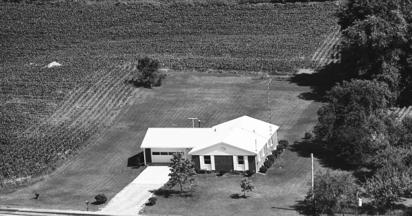 Vintage Aerial photo from 1974 in Clark County, OH