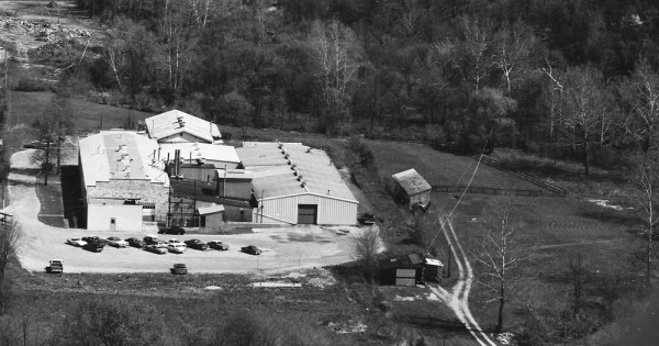 Vintage Aerial photo from 1983 in Hocking County, OH