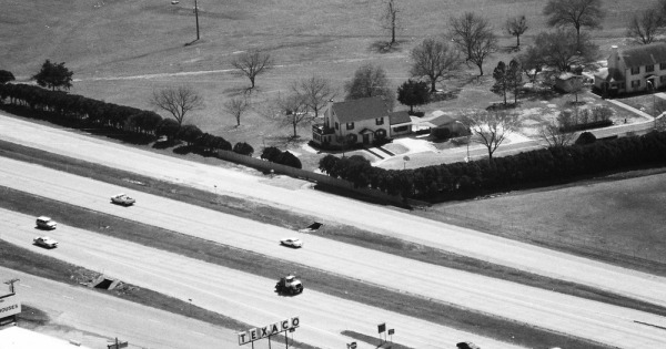 Vintage Aerial photo from 1991 in Dallas County, TX