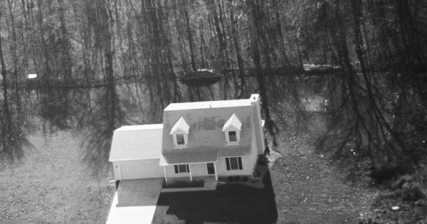 Vintage Aerial photo from 1988 in McLean County, IL