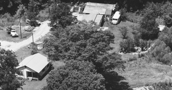 Vintage Aerial photo from 1984 in Warren County, MS