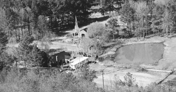 Vintage Aerial photo from 1983 in Marshall County, AL