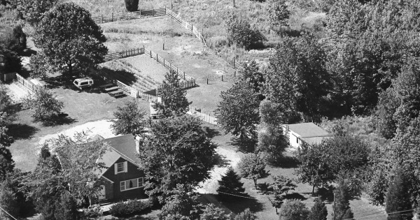 Vintage Aerial photo from -1986 in Burlington County, NJ