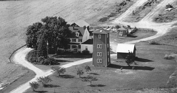 Vintage Aerial photo from -1986 in Burlington County, NJ