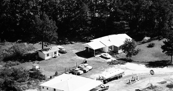 Vintage Aerial photo from -1986 in Douglas County, GA
