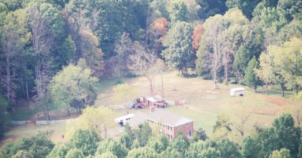 Vintage Aerial photo from 2001 in Orange County, VA