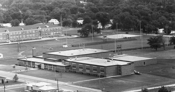 Vintage Aerial photo from 1971 in Kankakee County, IL
