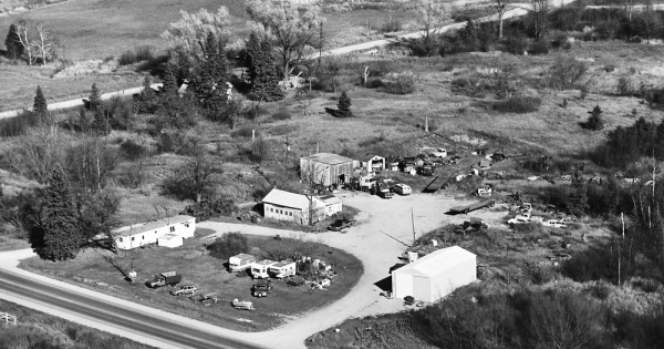 Vintage Aerial photo from 1981 in Ogemaw County, MI