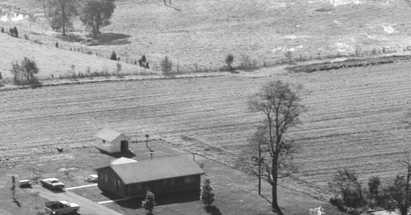 Vintage Aerial photo from 1977 in Henry County, KY